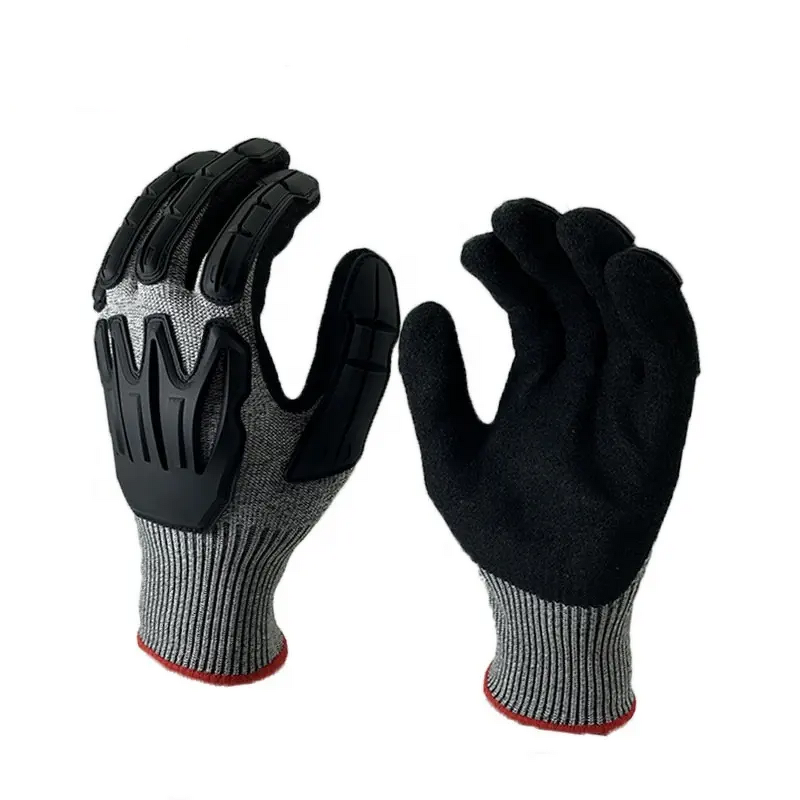 Heavy Duty TPR Gloves Supplier - Men's HPPE Anti Cutting