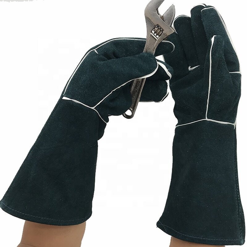 High Quality Welding Gloves Supplier - Cowspilt Leather Heat
