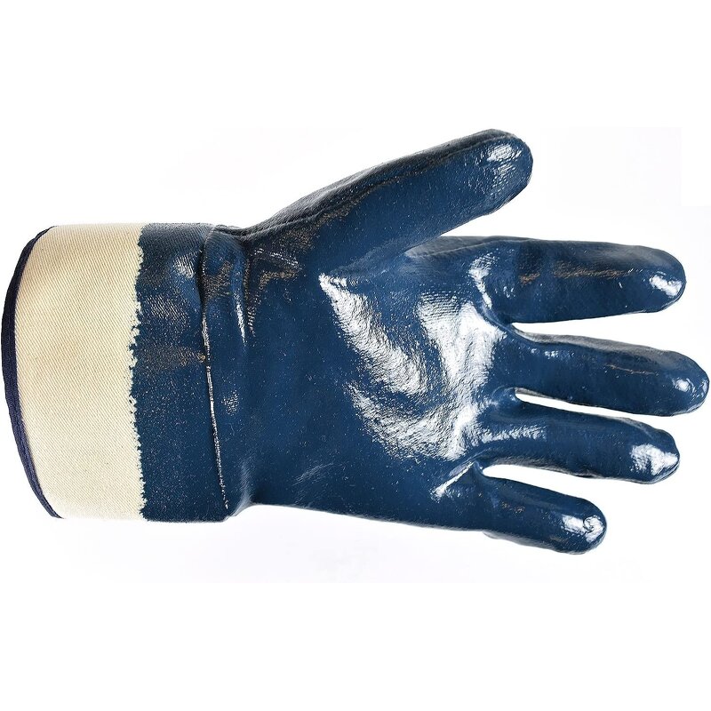 Safety Cuff Gloves Supplier - Fully Coated Nitrile Oil