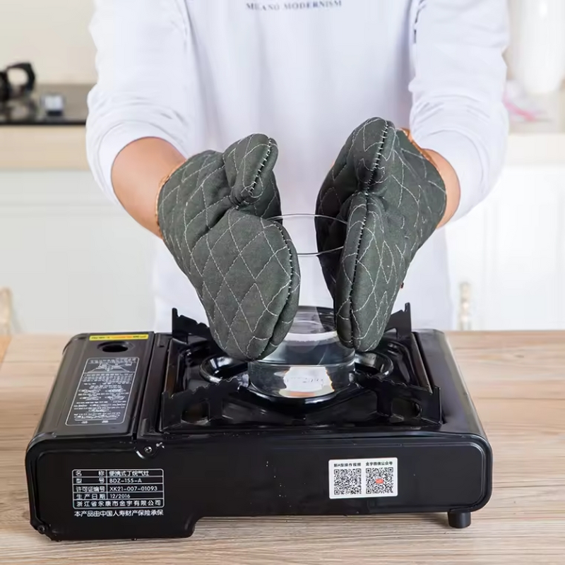 Cotton Oven Mitts Supplier - Kitchen Heat Resistant 500