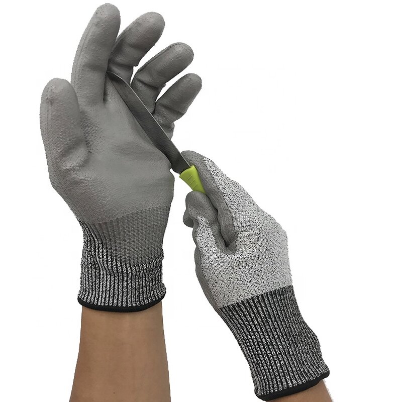 Cut Resistant Gloves Manufacturer - PU Coated Level 5