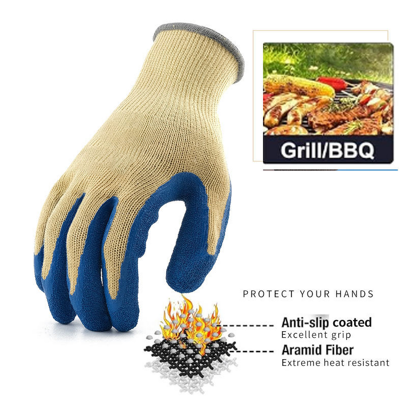 Aramid Knitted Gloves Supplier - Heat Resistant Anti Cut