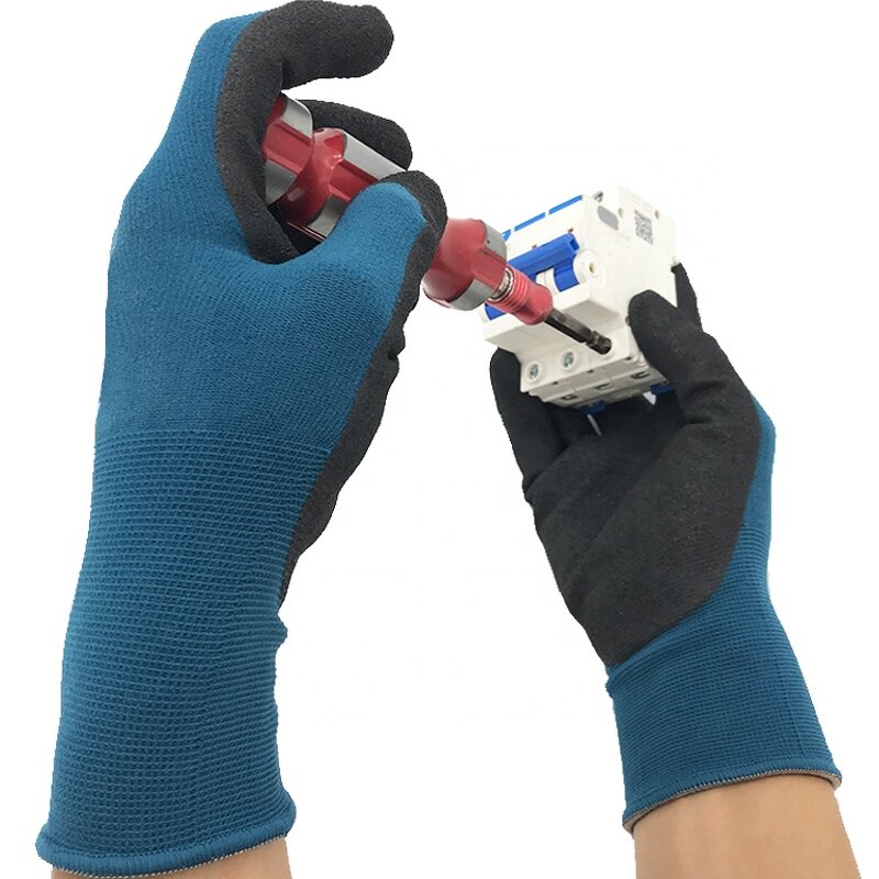 Nylon Spandex Gloves Manufacturer - Nitrile Coated Industrial