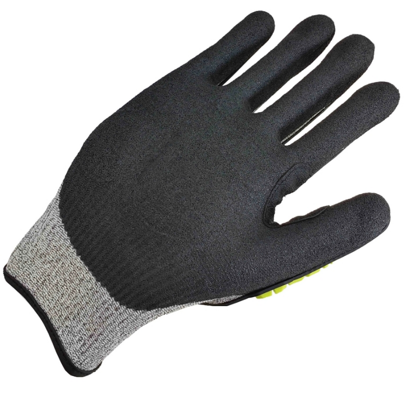Sandy Nitrile TPR Gloves Supplier - Level 5 Protection