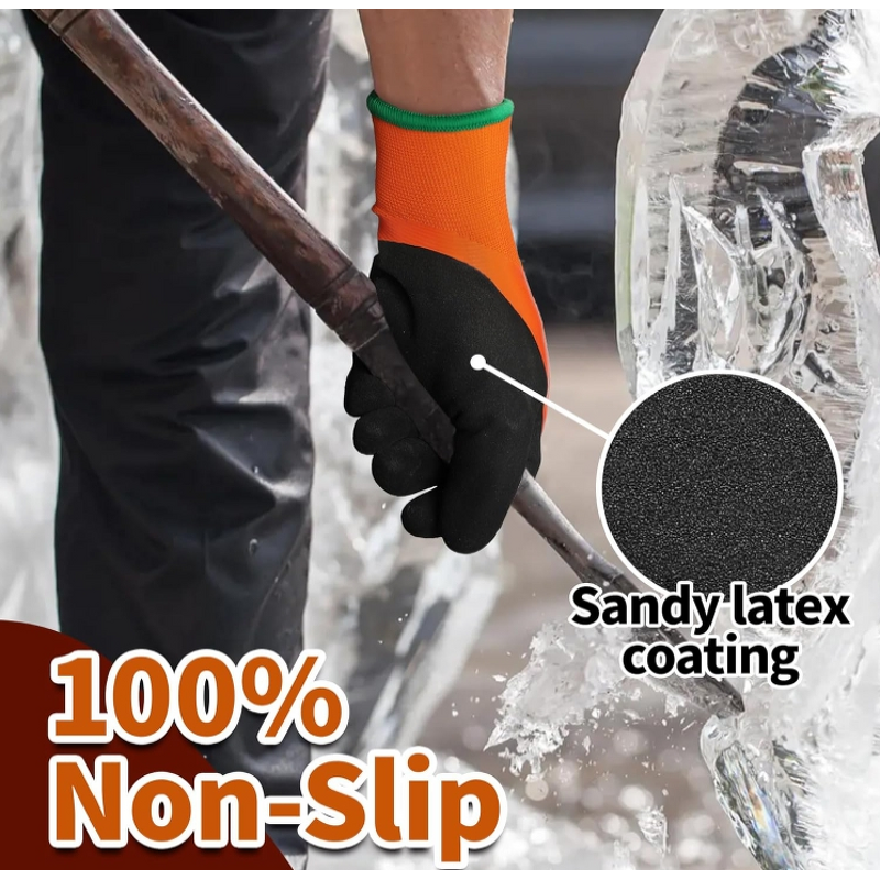 Heavy Duty Gloves Manufacturer - Custom LOGO Sandy Latex