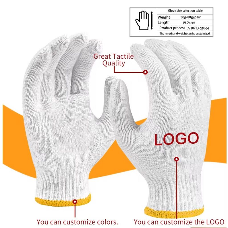 Cotton Safety Gloves Manufacturer - Garden Cheap Working