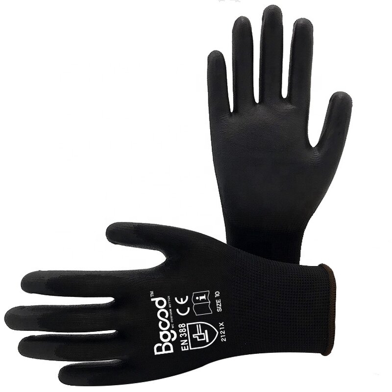 Wholesale PU Gloves Manufacturer - Black with Custom Logo