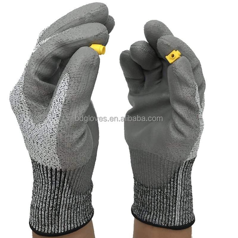 13g Hppe Gloves Manufacturer - Level 5 Oem Pu Palm