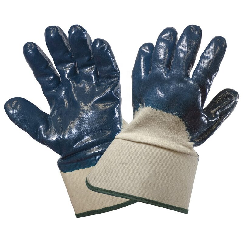 Industrial Nitrile Gloves Supplier - Cotton Oil Resistant
