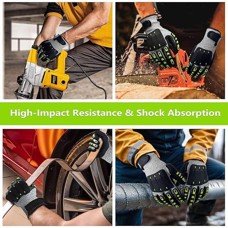 Level 5 TPR Gloves Supplier - Anti-impact for Oilfield