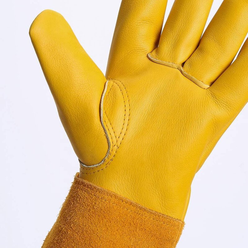 Leather Gardening Gloves Manufacturer - Thorn Cut Proof Long