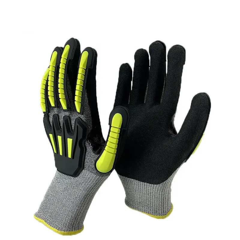 Heavy Duty TPR Gloves Supplier - Men's HPPE Anti Cutting