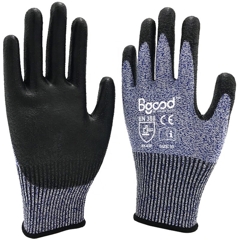 HPPE Work Gloves Supplier - Non-Slip Sandy Nitrile Palm