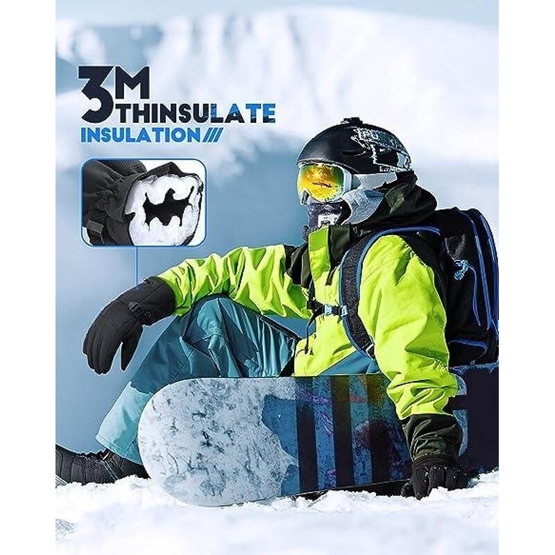 Waterproof Ski Gloves Manufacturer - -40F Touch Screen