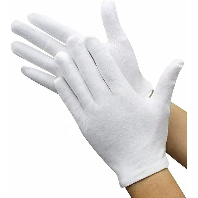 Cotton-knitted Gloves Manufacturer - Eco White for Jewelry