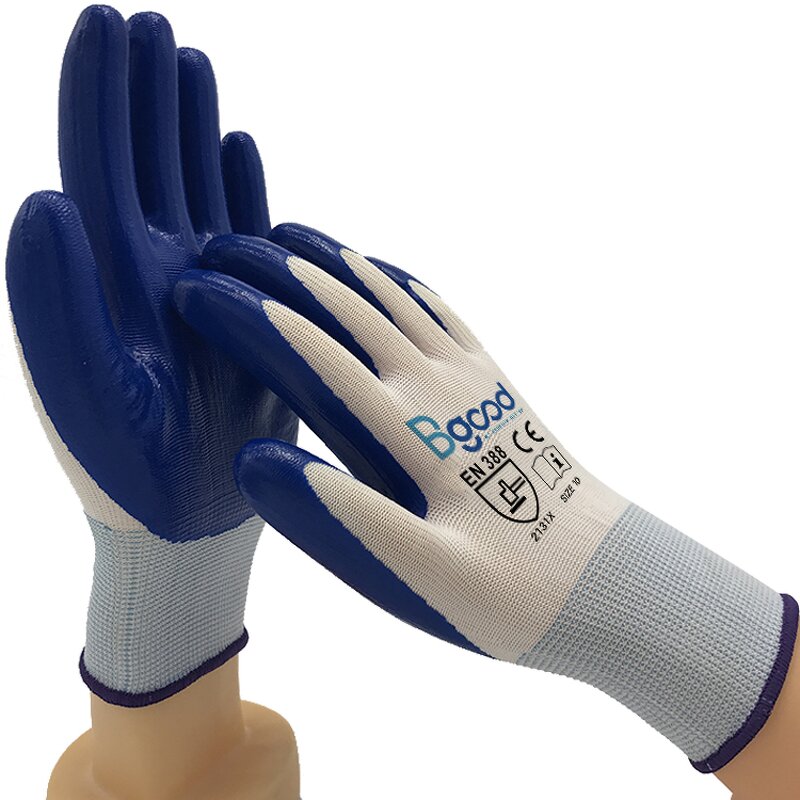 EN388 Nitrile Gloves Supplier - CE Certificate Oil Resistant