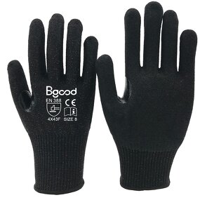 Reinforcement Thumb Gloves Supplier - Sandy Nitrile Level