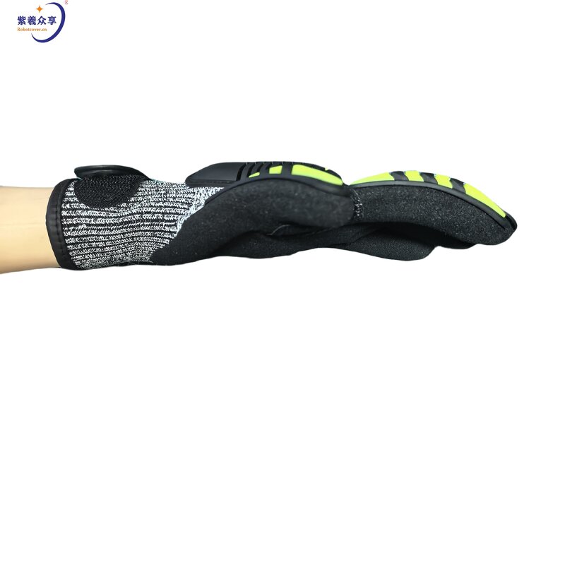 Disposable Finger Gloves Supplier - 9 Inch Light Yellow Anti-Slip