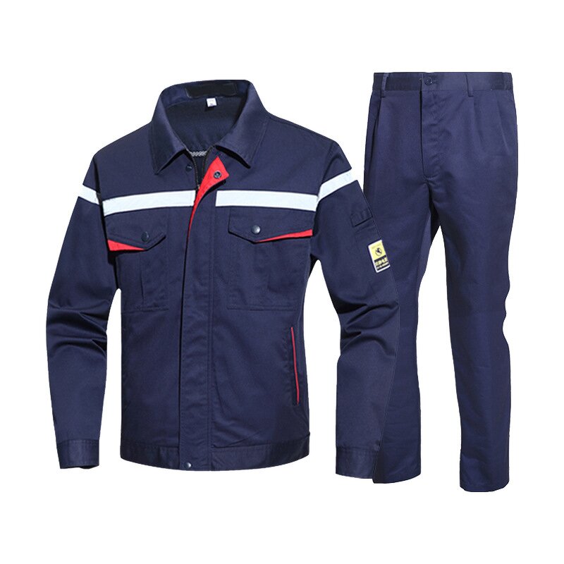 Long-Sleeved Work Suit Supplier - Anti-Static Anti-Acid