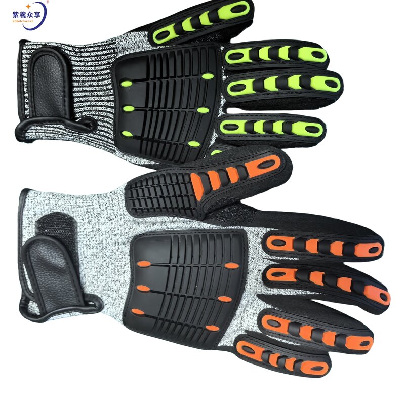 Disposable Finger Gloves Supplier - 9 Inch Light Yellow Anti-Slip