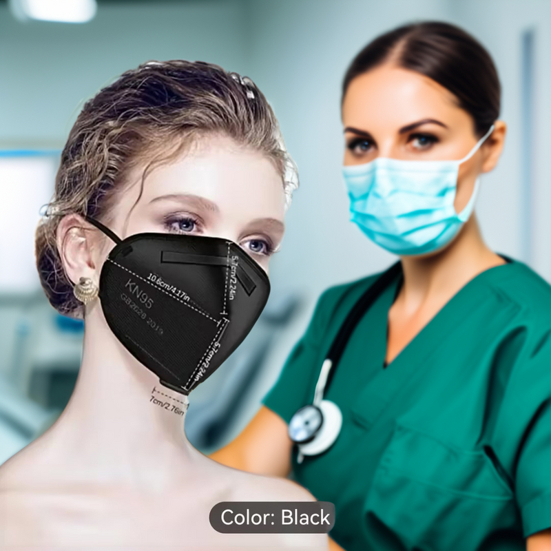 KN95 Respirator Masks Supplier - High Quality Disposable Black