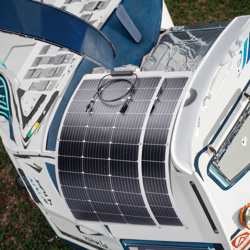 Flexible Solar Panel Manufacturer - 100W Black 23.7% Efficiency