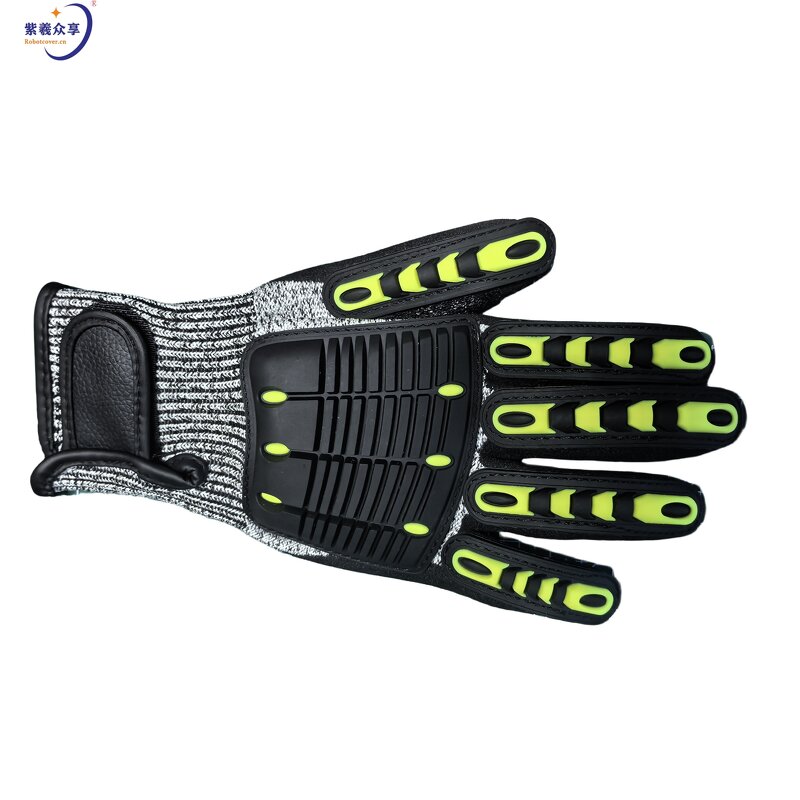 Disposable Finger Gloves Supplier - 9 Inch Light Yellow Anti-Slip