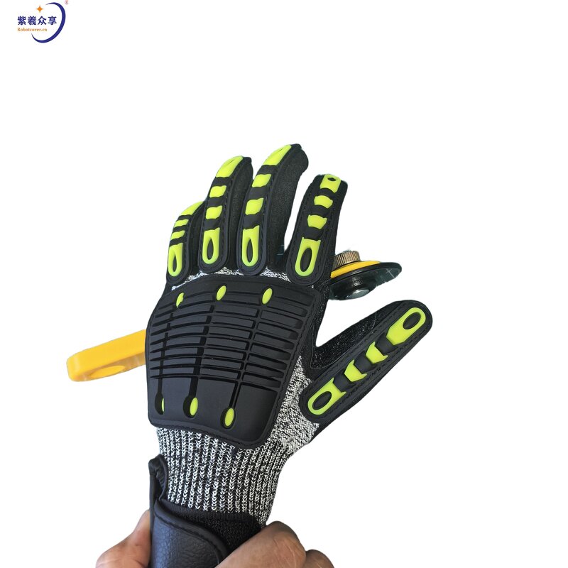 Disposable Finger Gloves Supplier - 9 Inch Light Yellow Anti-Slip