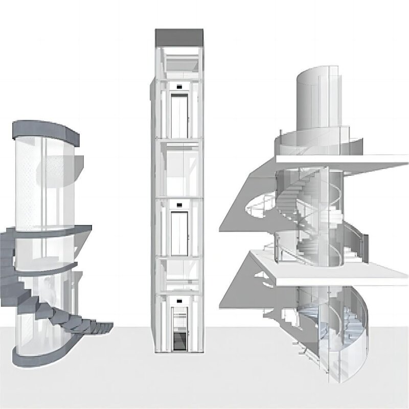 Shaftless Residential Elevator Supplier - 2-5 Floors Hydraulic