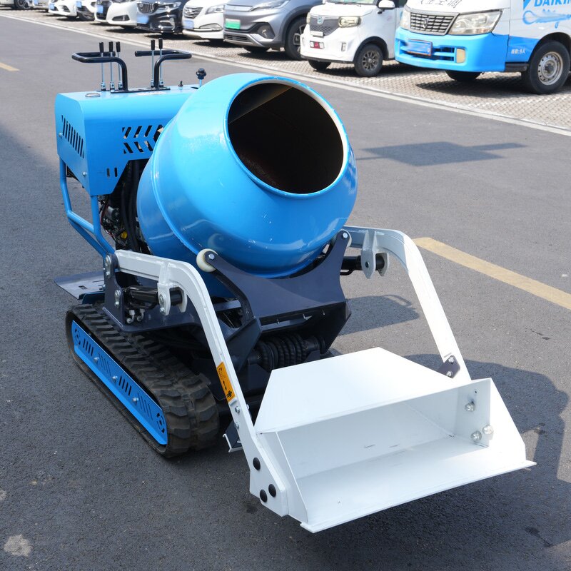 Cement Mortar Mixer Manufacturer - Chinese Factory Crawler Self Loading