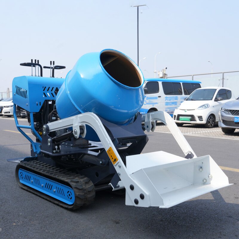 Crawler Concrete Mixer Factory - Hot Product Automatic Feeding Gasoline
