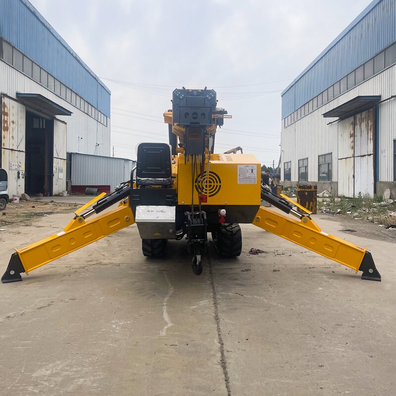 Mobile Spider Cranes Factory - Free Shipping 5 Ton Telescopic Arm Crawler