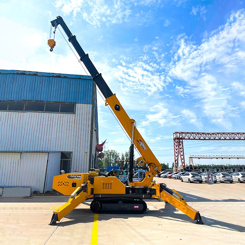 Mobile Spider Cranes Factory - Free Shipping 5 Ton Telescopic Arm Crawler
