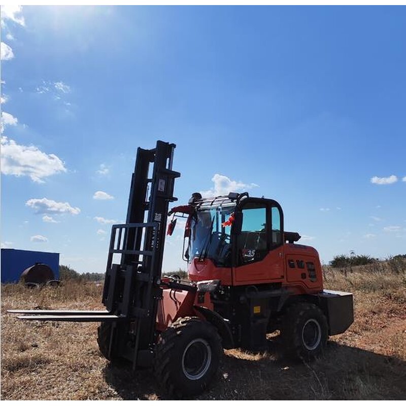 Rough Terrain Forklift Manufacturer - 3.5 Ton 4x4 Good Price