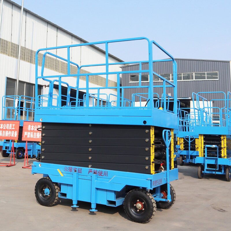 Electric Lift Manufacturer - CE 6-14m Hydraulic Mobile Platform
