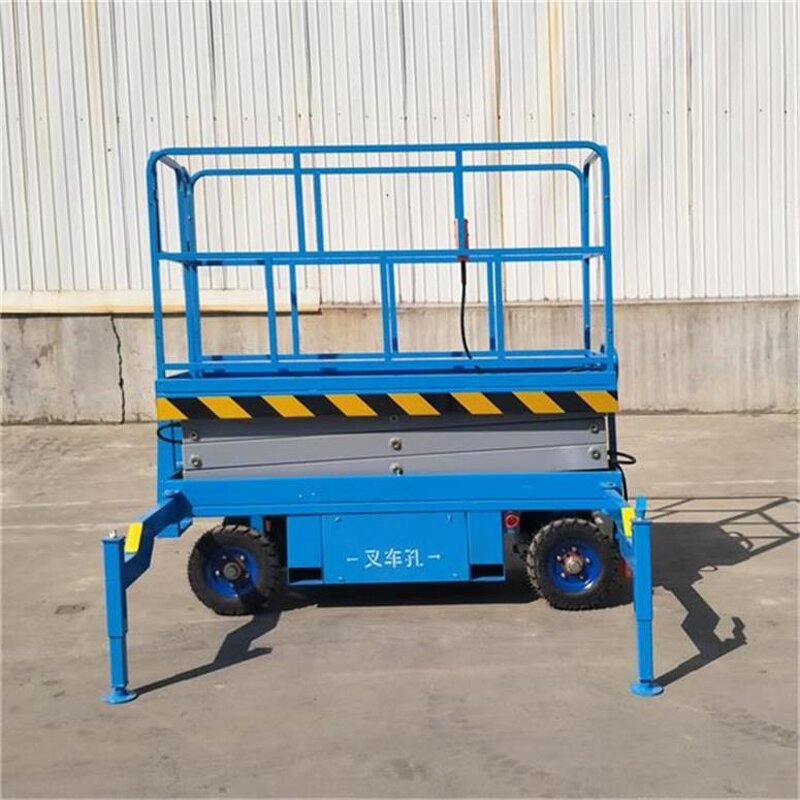 Electric Mobile Scissor Lift Supplier - Hot Sale 500kg Trailer