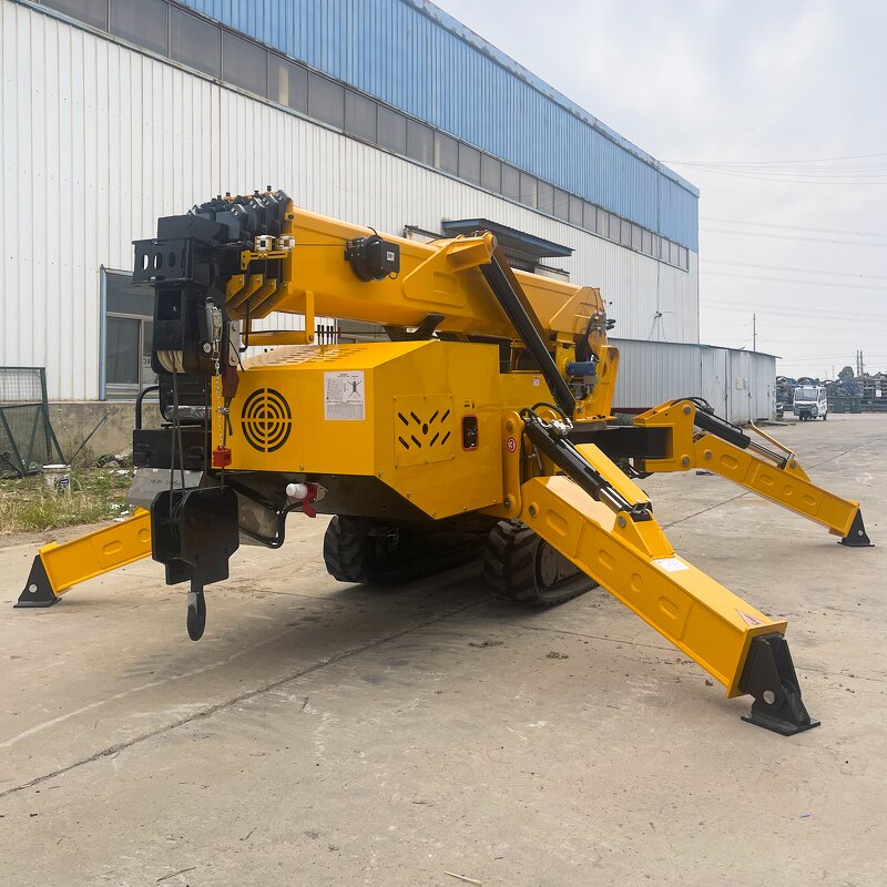 Mobile Spider Cranes Factory - Free Shipping 5 Ton Telescopic Arm Crawler