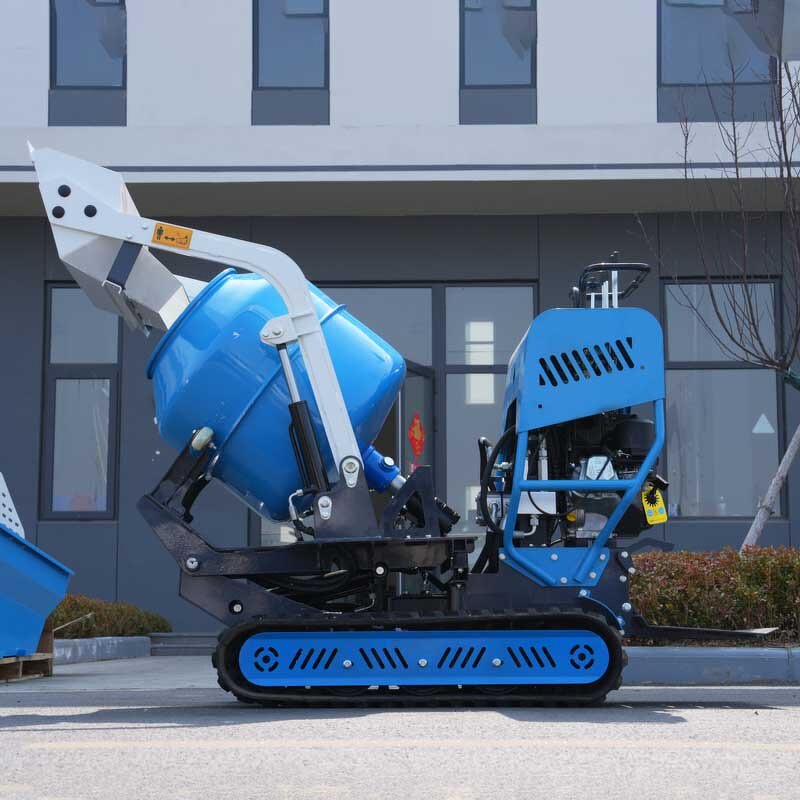 Gasoline Engine Concrete Mixer Supplier - Free Shipping Road Paving Self Loading