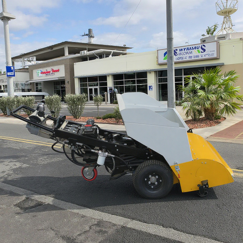 Heated Asphalt Mini Paver Factory - China Mfg Road Building Gasoline Compact