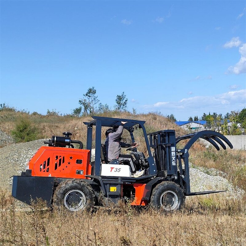 Off Road Forklift Factory - New Design 3-6 Ton 4x4 Custom