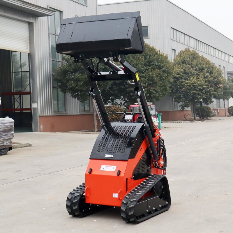 Mini Crawler Skid Steer Loader Factory - with Attachments
