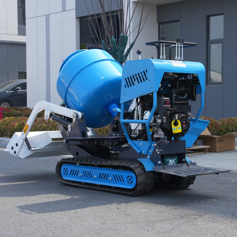 Cement Mortar Mixer Manufacturer - Chinese Factory Crawler Self Loading