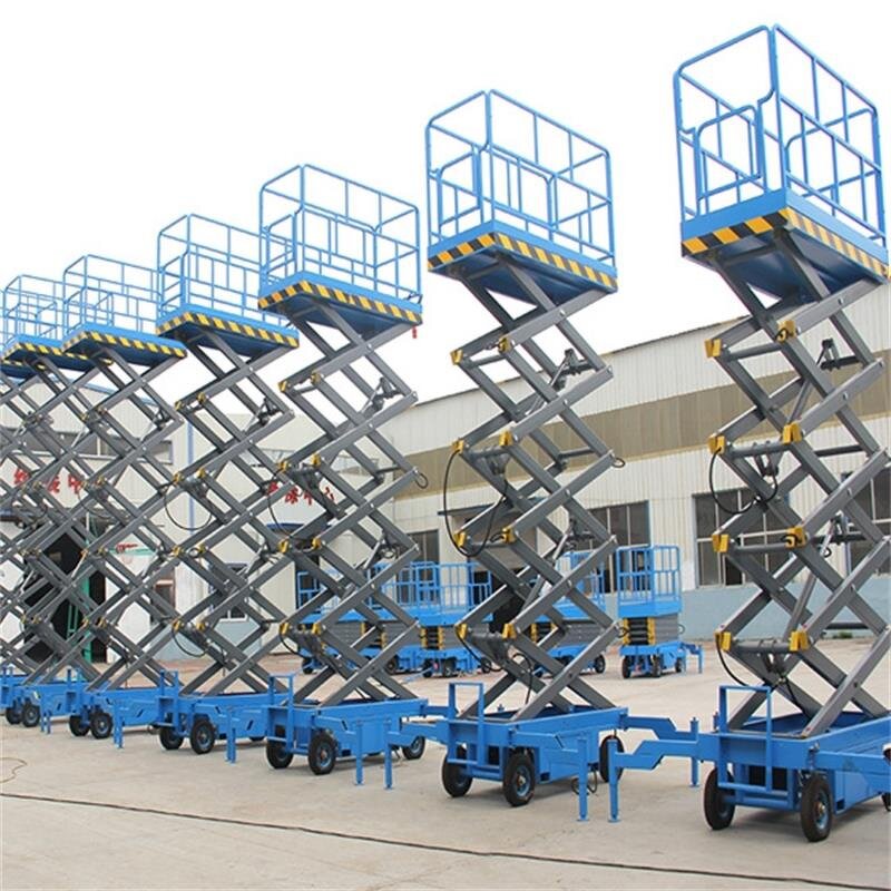 Mobile Hydraulic Scissor Lift Supplier - 500kg 6-14m Small Mobile