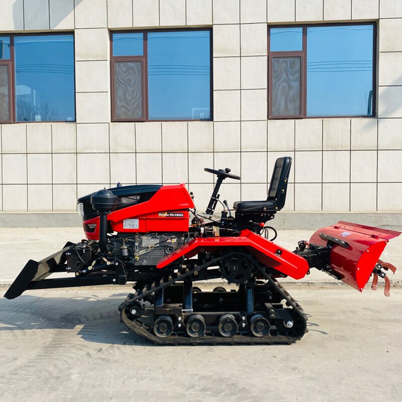Crawler Tractor Rotary Tiller Factory - 35HP Pastoral Management