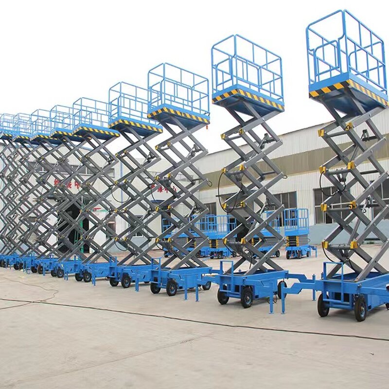 Aerial Skylift Factory - 6-14m Mobile Scissor Lift Trailer
