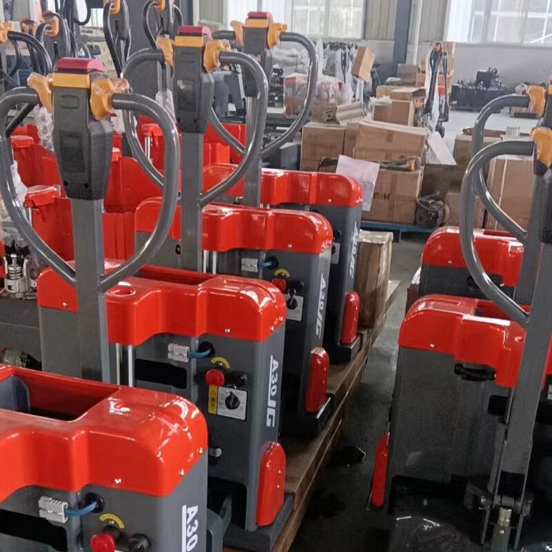 Powered Pallet Jack Factory - 3000kg Lithium Battery Self Loading