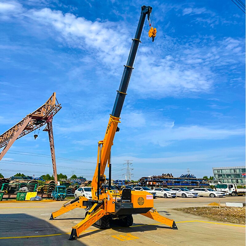 Spider Cranes Manufacturer - Free Shipping 5 Ton New Hydraulic Lifting