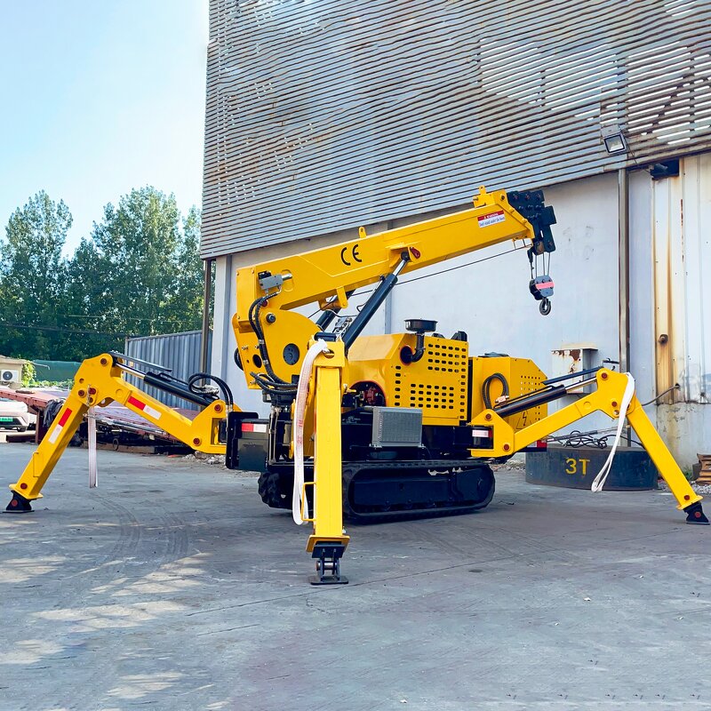 Spider Crane Manufacturer - Automatic Small Crawler 3-8ton Telescopic