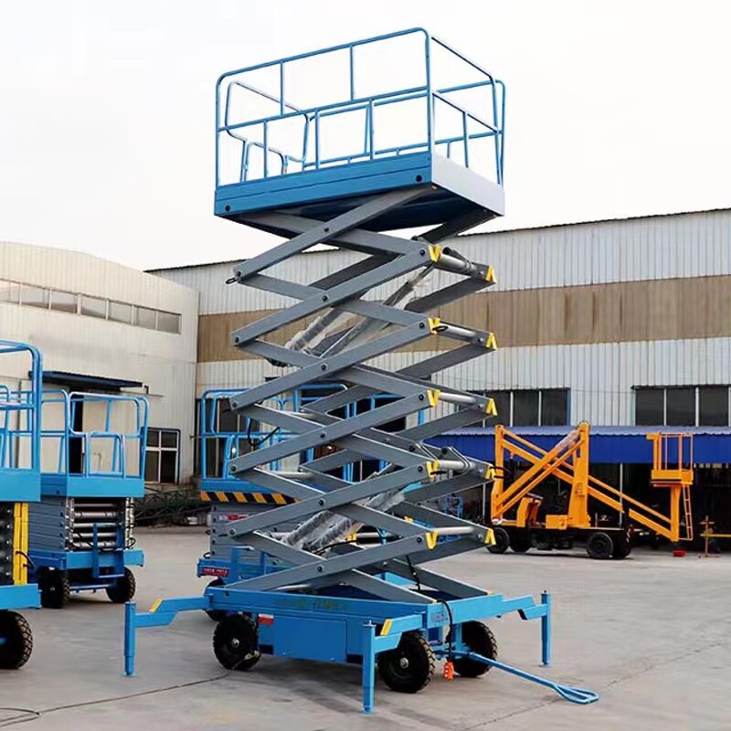 Aerial Skylift Factory - 6-14m Mobile Scissor Lift Trailer