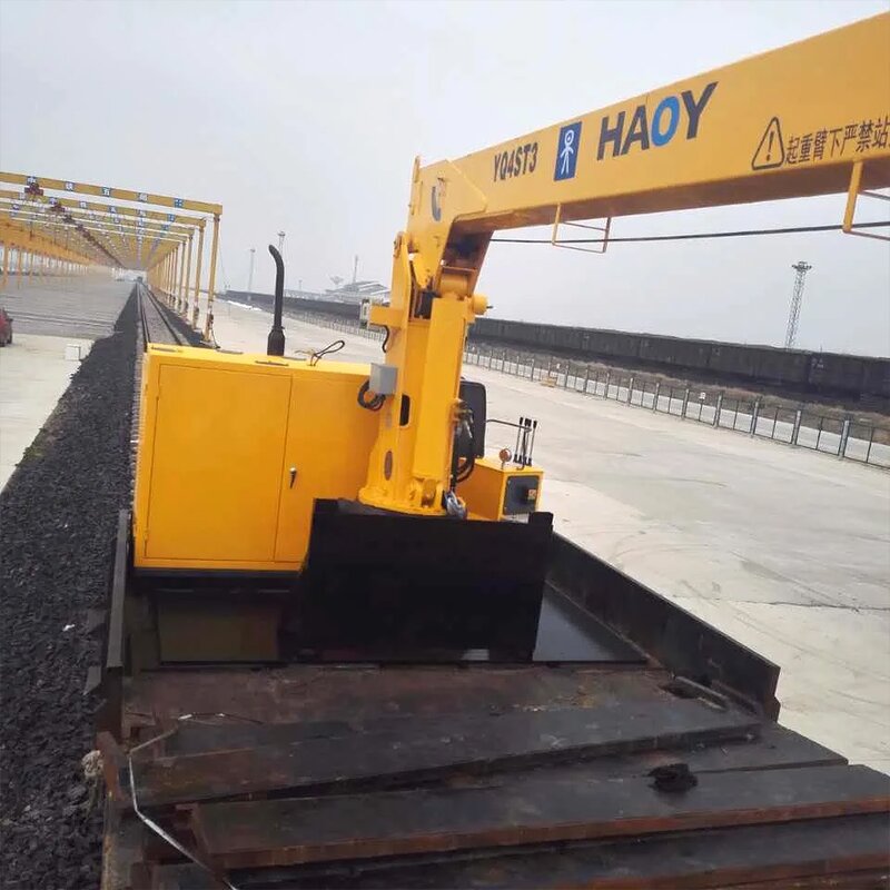 Self Loading Telescopic Crane Supplier - HAOY 8 Ton Radio